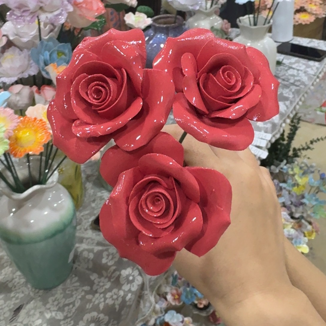 陶瓷花，拍满20发货，退款拉黑