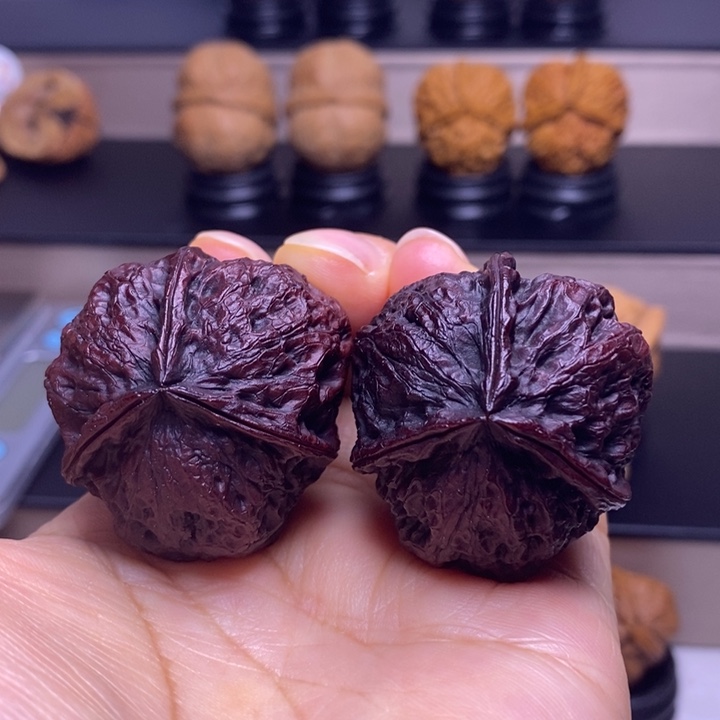 把件文玩核桃三楞地闷49