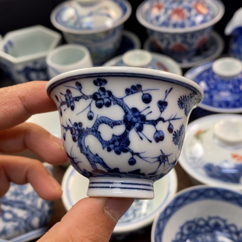 【闪购商品】景德镇青花主人杯