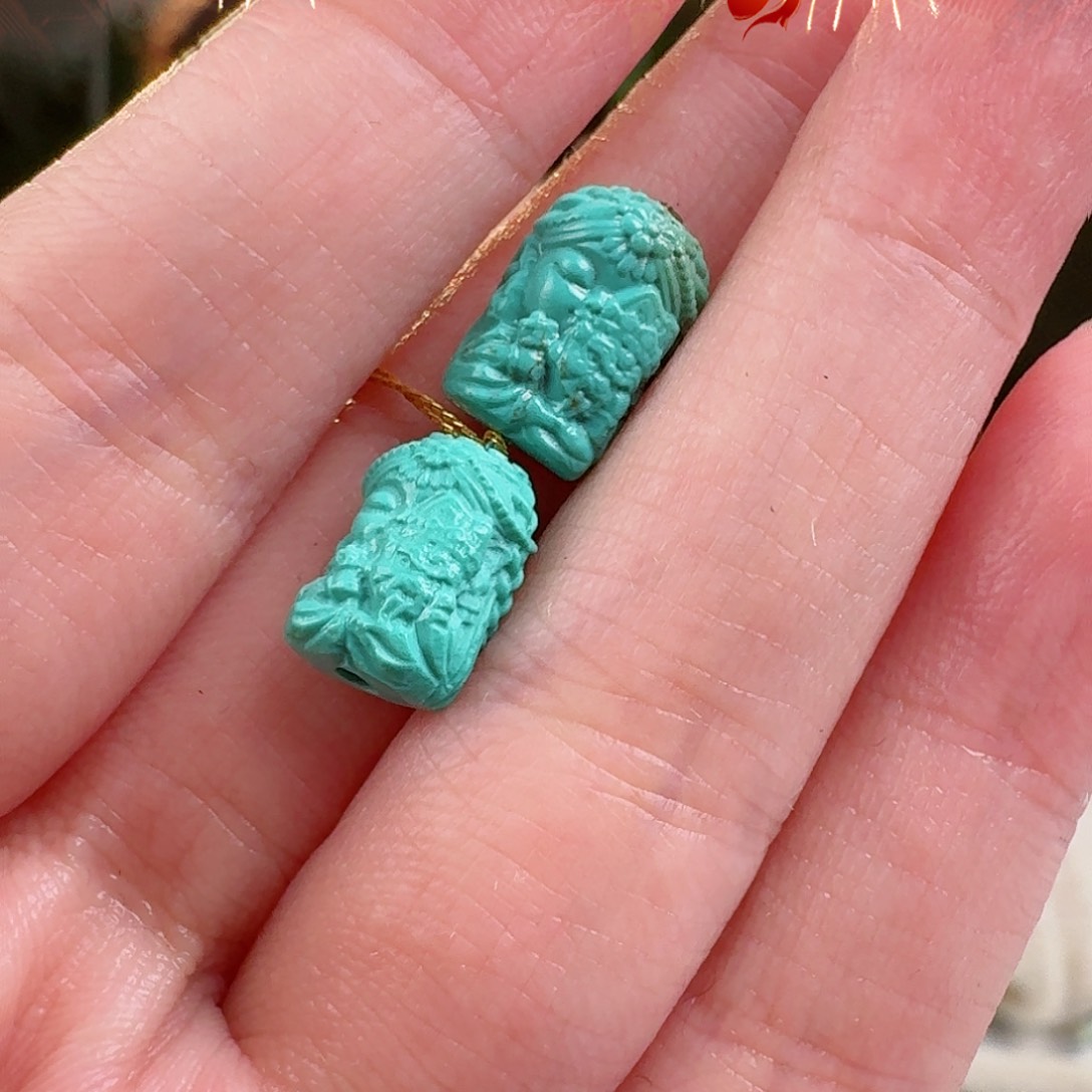 绿松石珠宝奇石未镶嵌