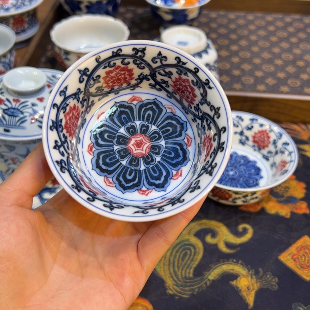 摆件陶瓷景德镇陶瓷茶器百宝箱