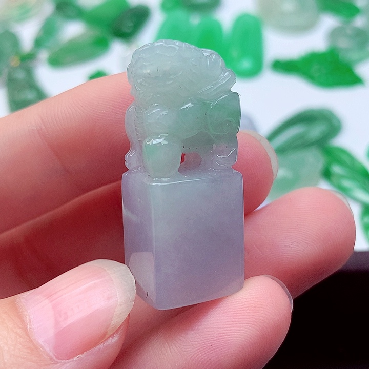 翡翠未镶嵌吊坠(不含链)印章