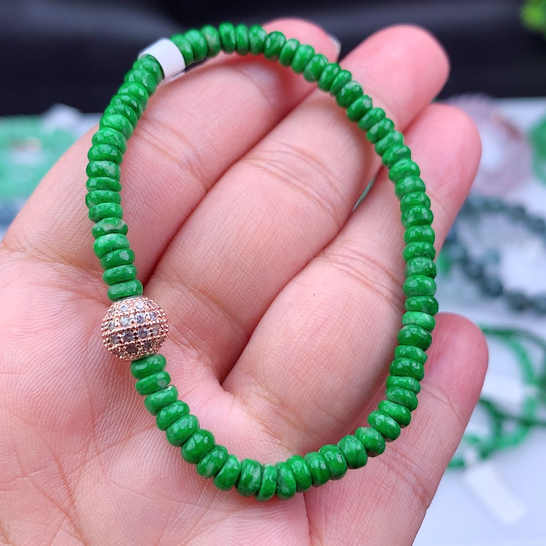 未镶嵌手链翡翠料子干促销