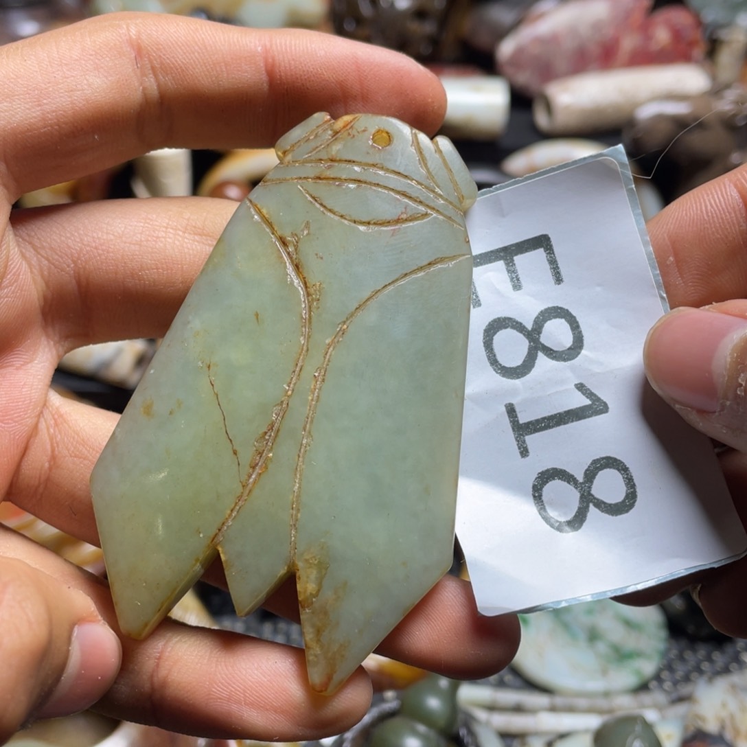 和田玉（糖玉）挂件未镶嵌