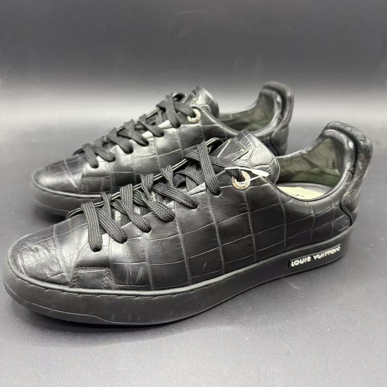 95新 LouisVuitton/路易威登 【聚星折扣】男士黑板鞋40.5欧码b158d