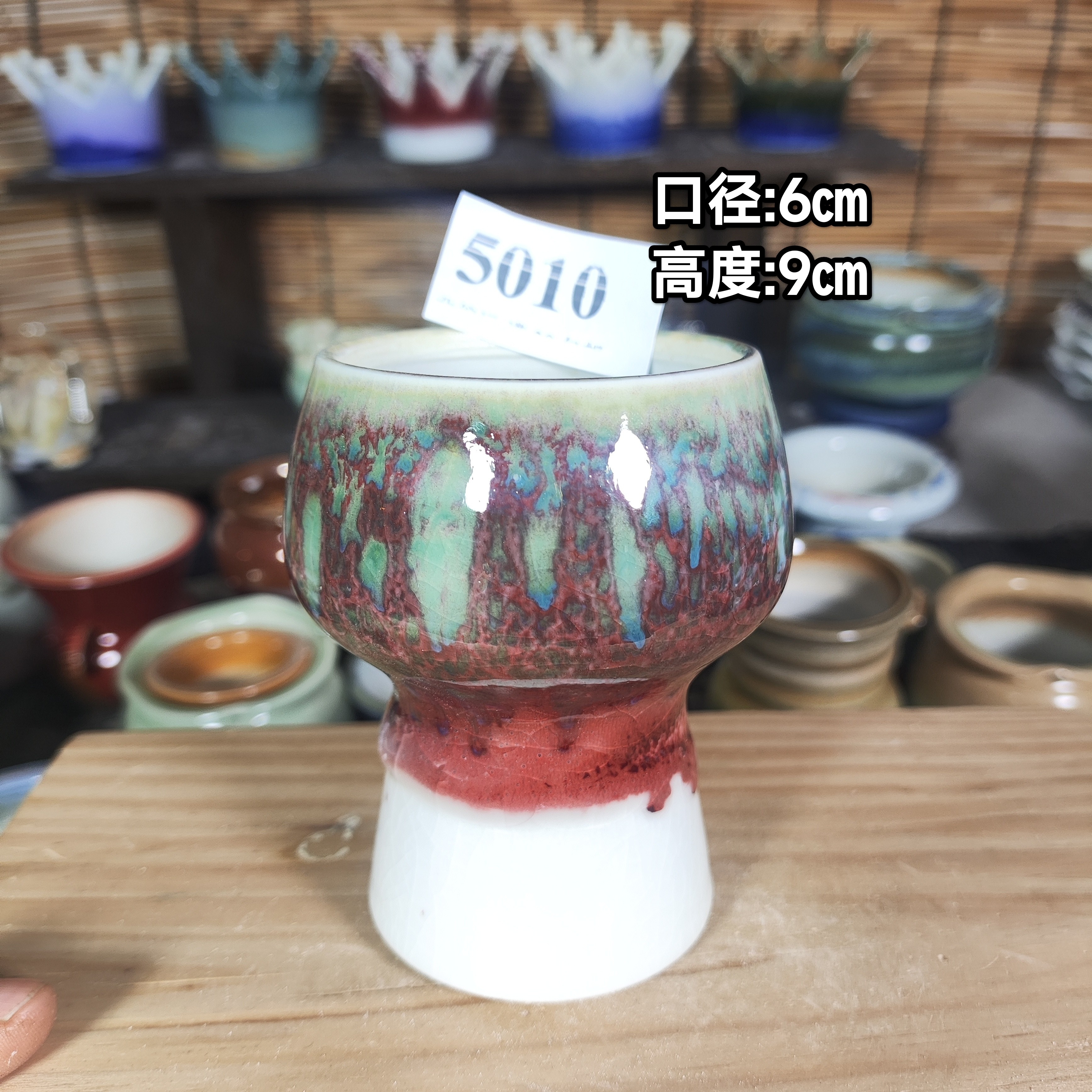 手工创意多肉花盆摆件迷你多肉花盆景德镇纯手工制做