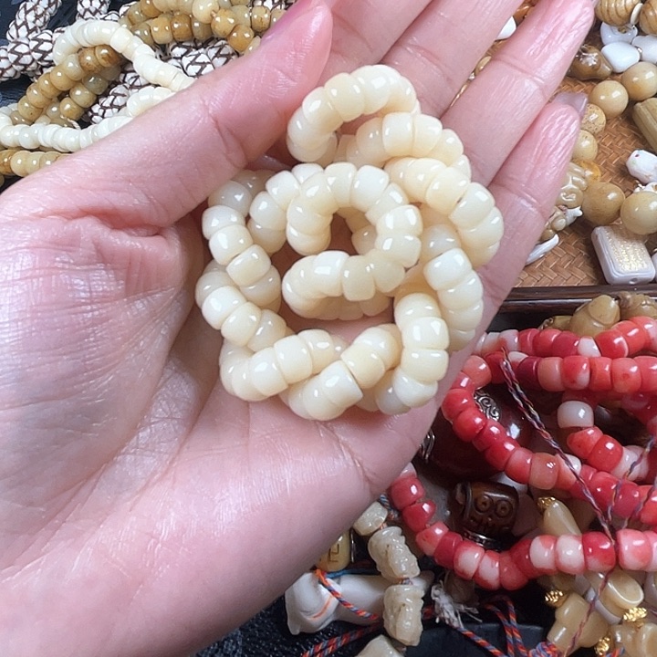 鹿骨手串/手链驼骨驼骨102，0.8