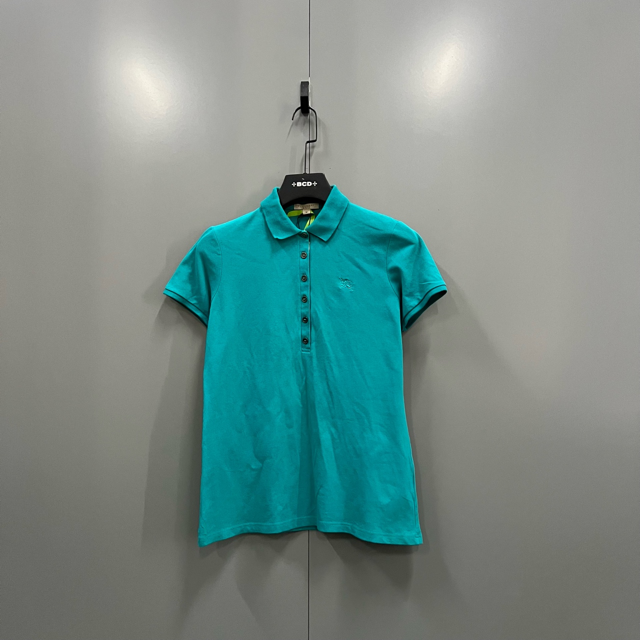 99新 BURBERRY/博柏利 (ll) 骑士刺绣polo衫 M码 jc602163