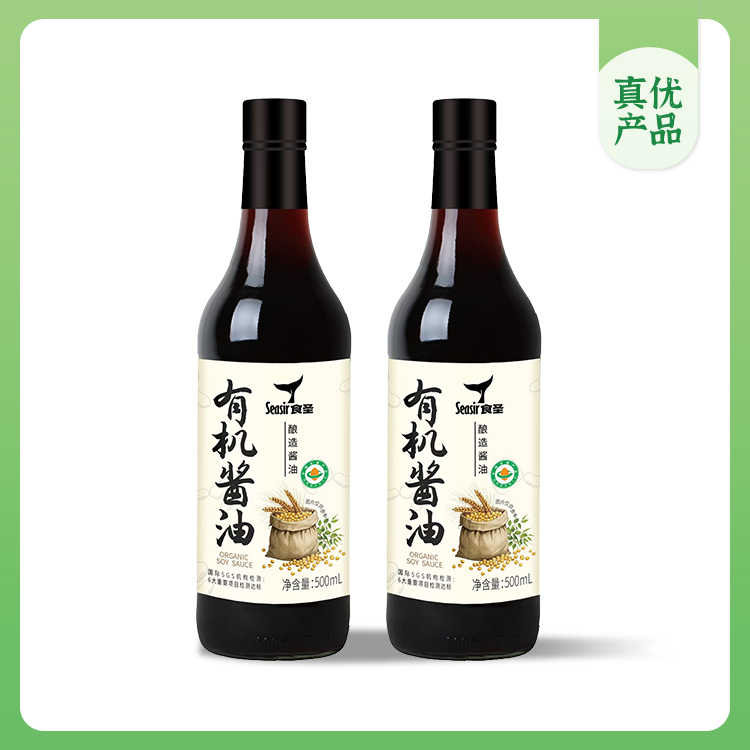 崔永元真优—有机酱油500ml*2瓶