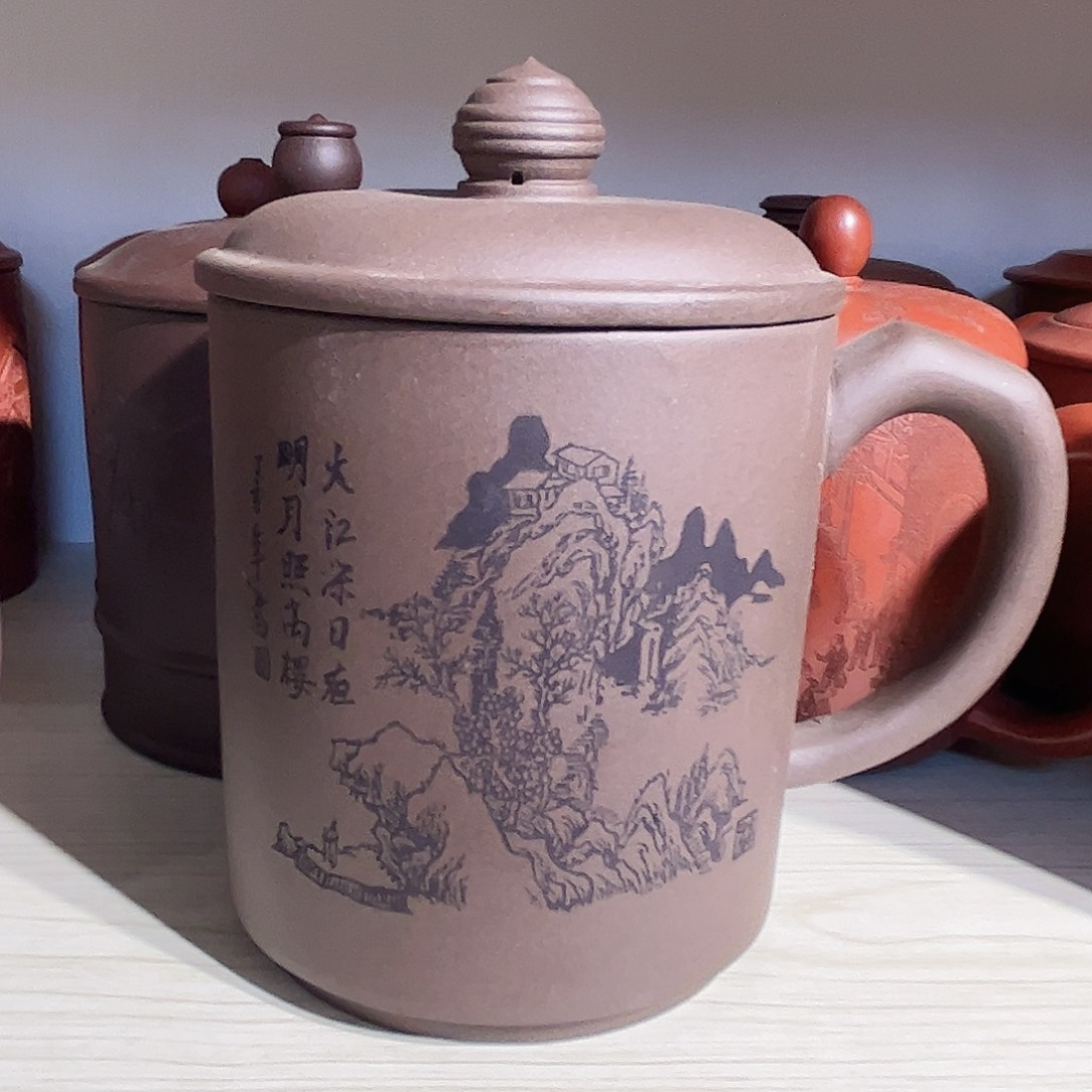 紫砂茶杯全部手工