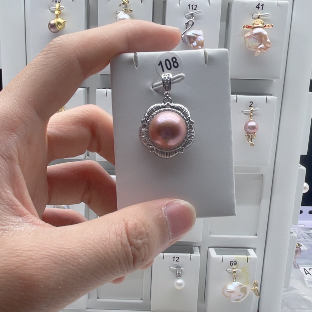 淡水珍珠颈饰合金