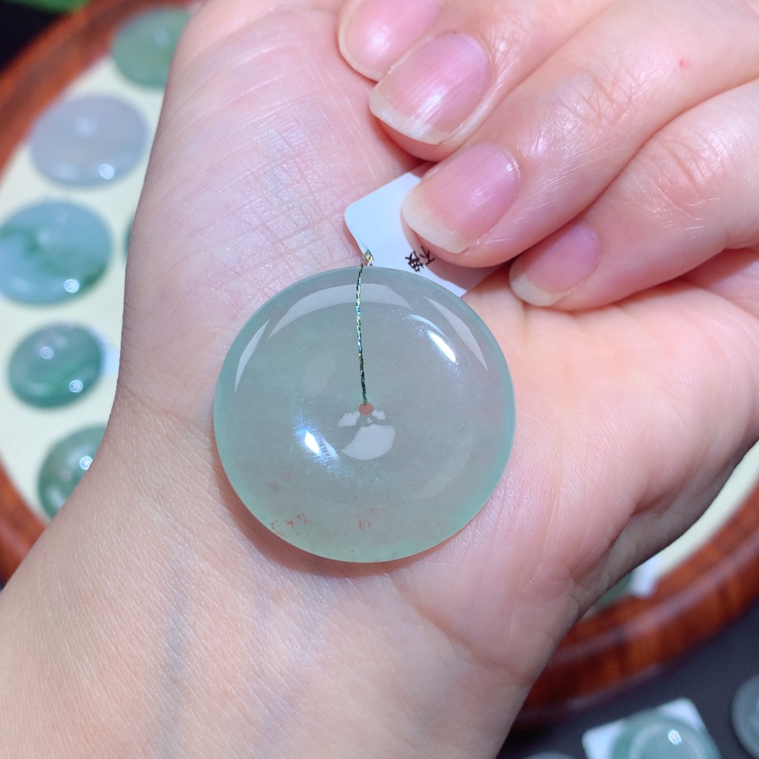 翡翠未镶嵌颈饰翡翠吊坠13