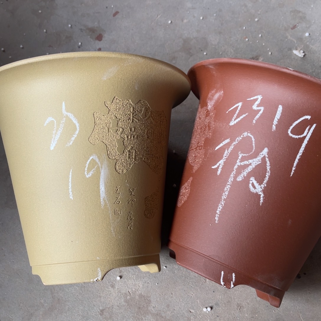 宜兴原矿紫砂花盆