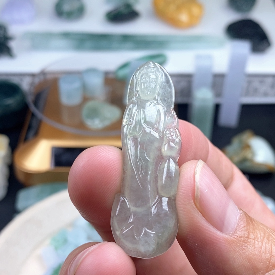 妙***房翡翠未镶嵌颈饰天然翡翠