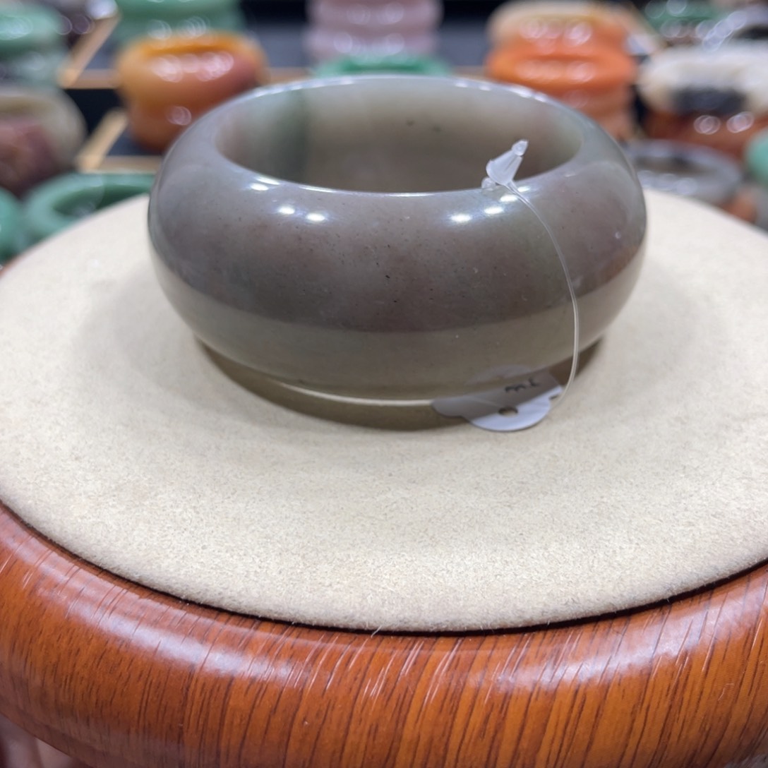 石英质玉未镶嵌手镯原*清