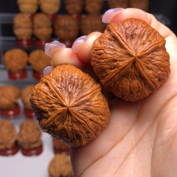文玩核桃把件5南召铁印