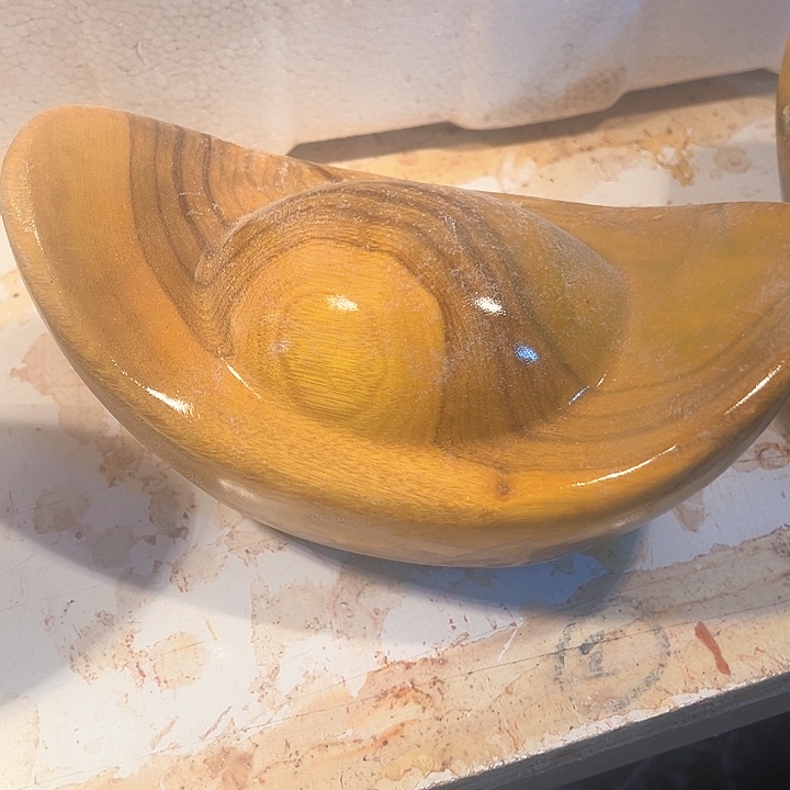 木金丝楠木色元宝20cm一个