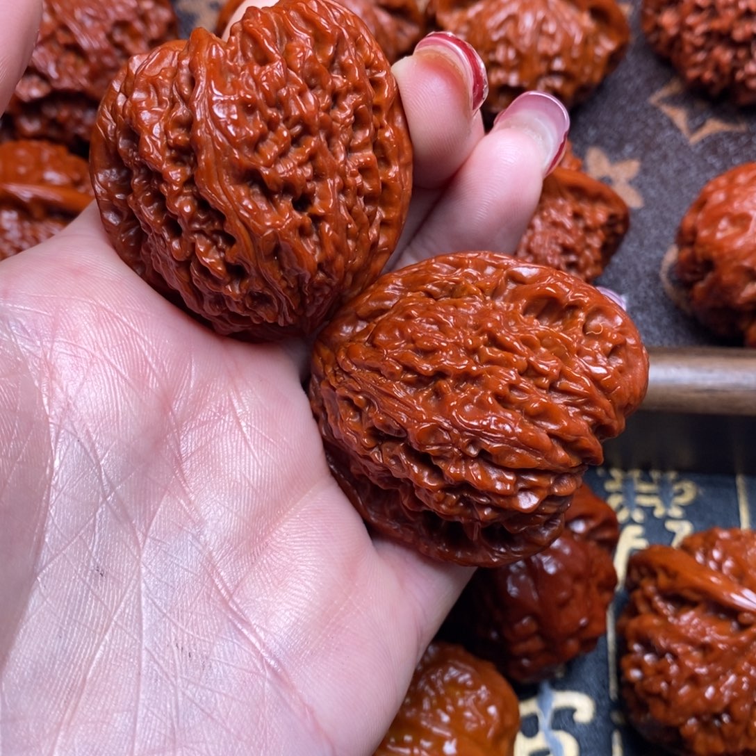 白***石吊坠文玩核桃南疆白