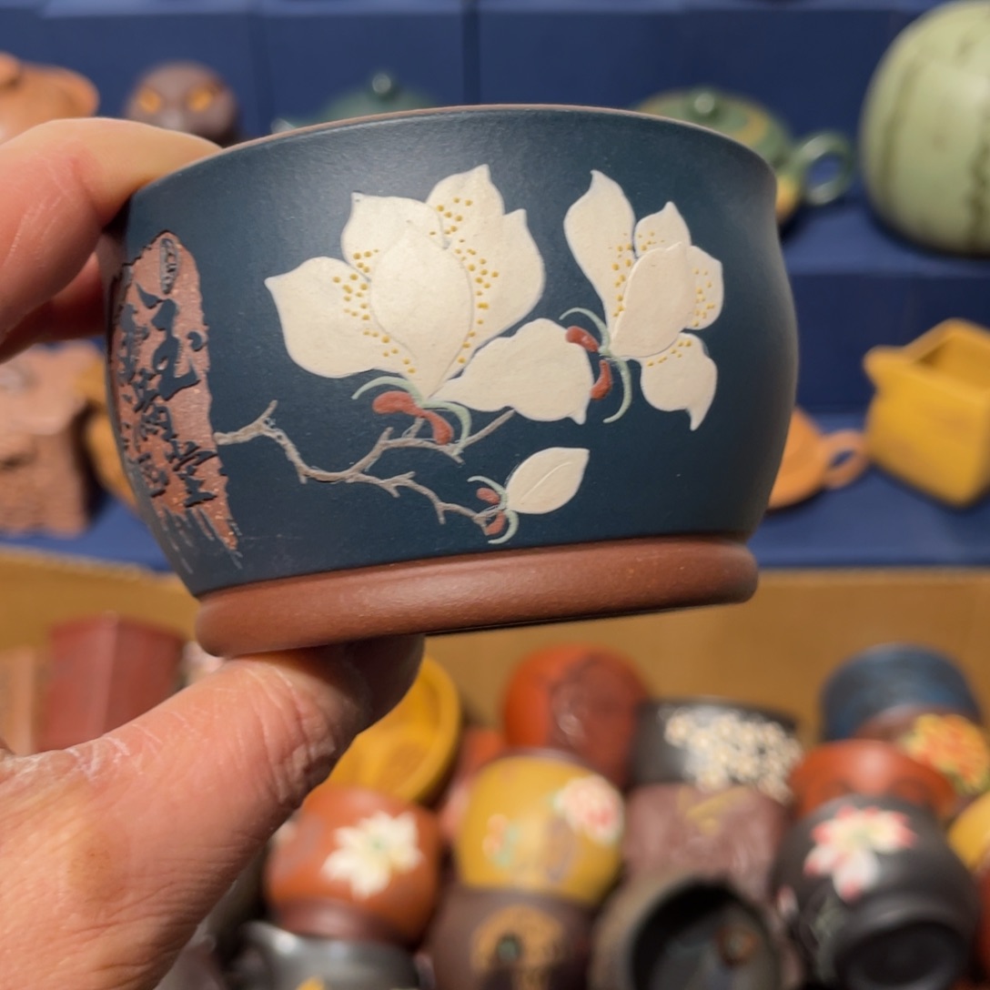 原矿紫砂手工主人杯