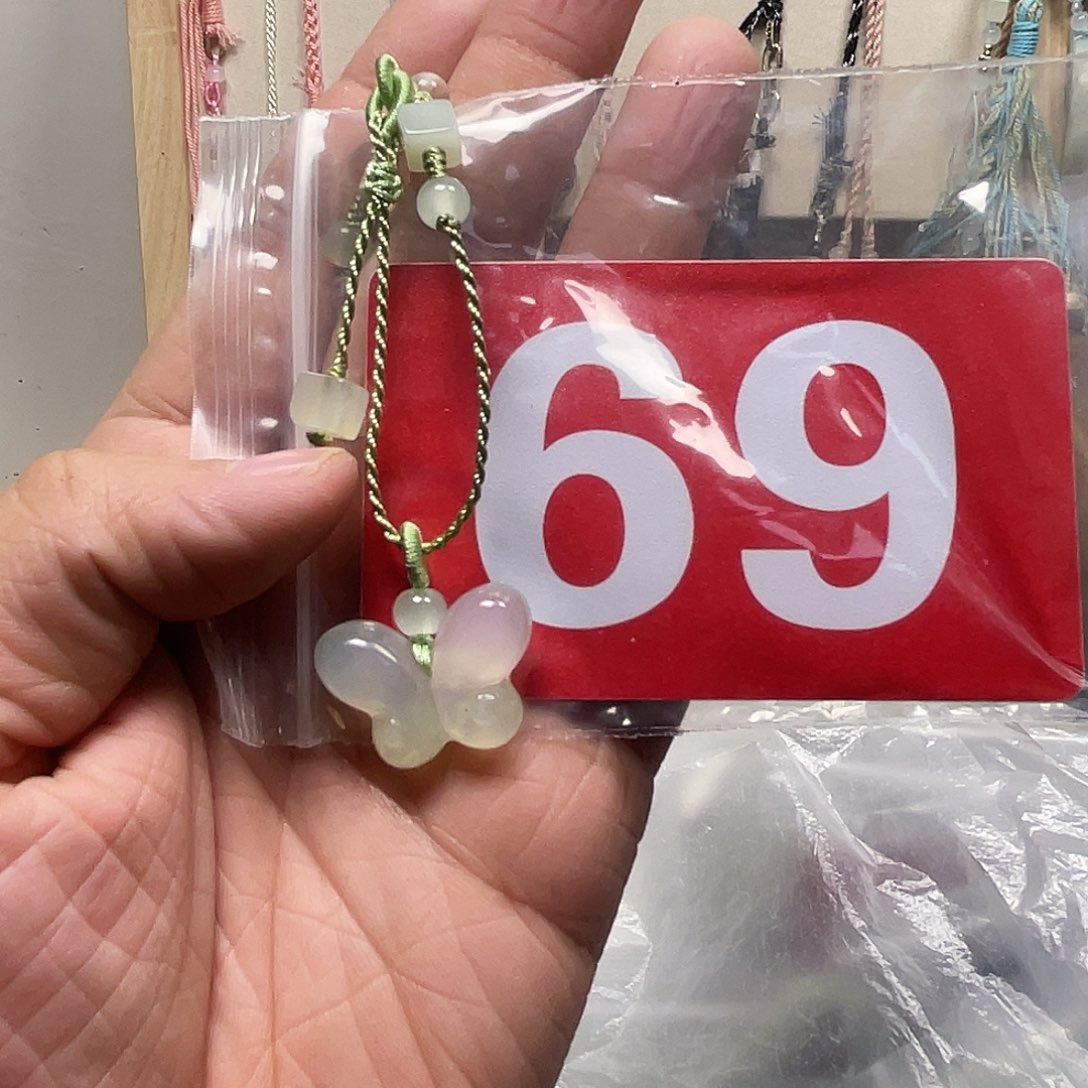 蛇纹石玉合金颈饰