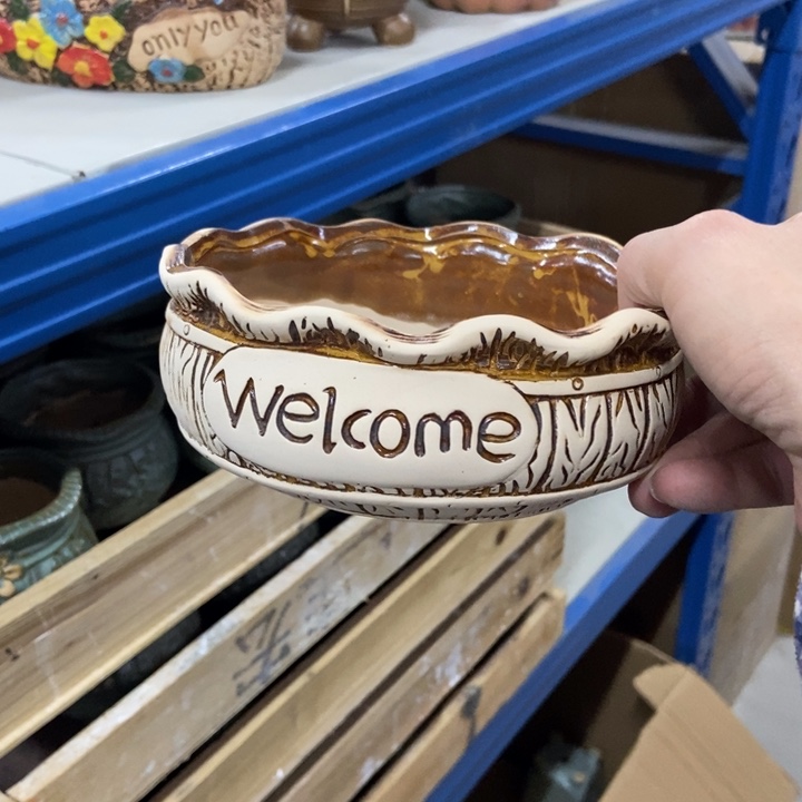 陶瓷花盆单场满9.9发15*6