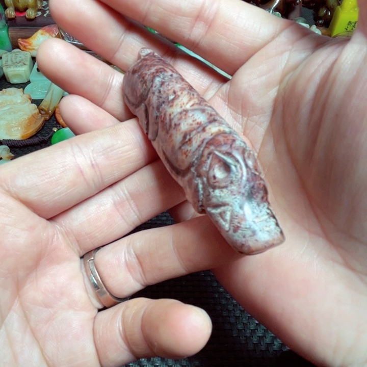 滴血莲花菩提把件