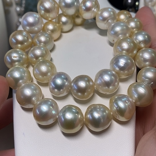 海水珍珠颈饰未镶嵌发*12-14.8