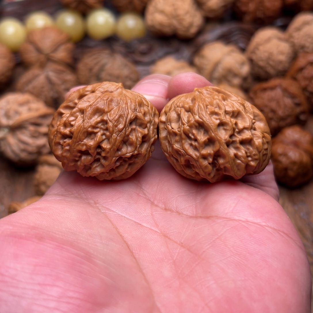 文玩核桃把件宫灯一帆风顺