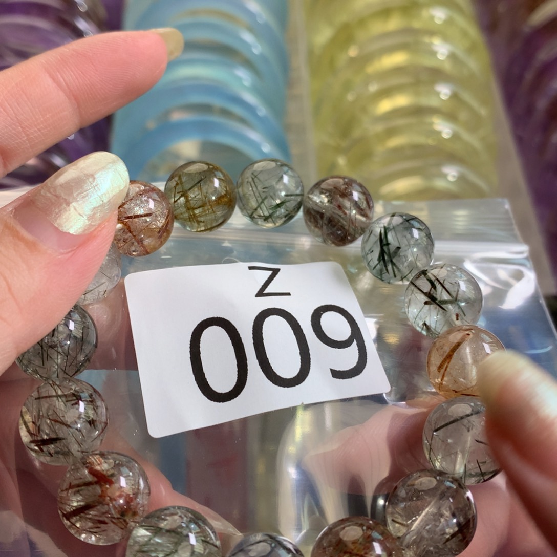 用***6水晶未镶嵌珠宝半成品水晶手串009