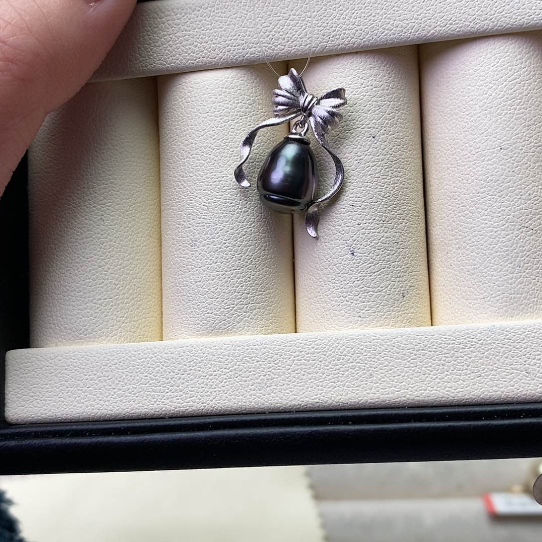 海水珍珠颈饰银S925镶嵌