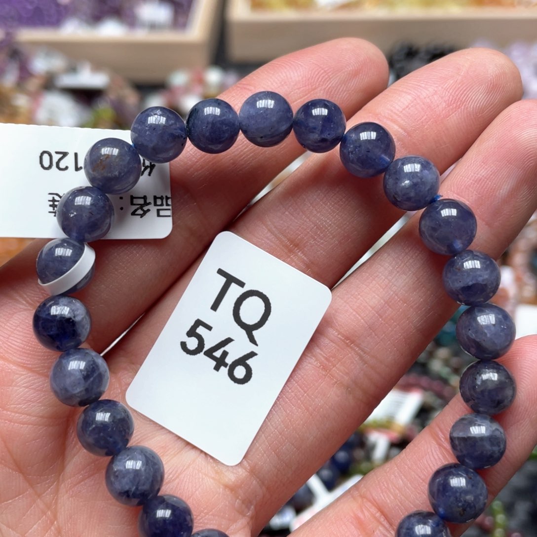 堇青石手串未镶嵌