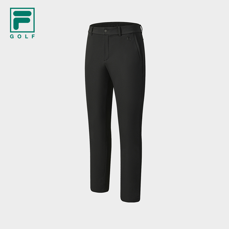Fila斐乐男秋冬加厚高尔夫保暖舒适商务休闲梭织长裤A11M545807F