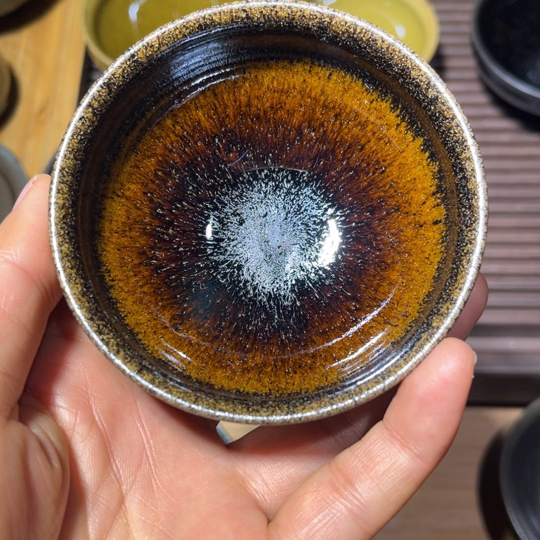 茶盏严柳煌柴烧建盏