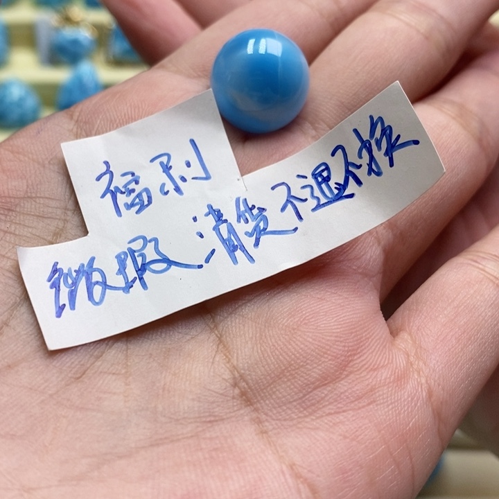 小***米针钠钙石（海纹石）未镶嵌颈饰