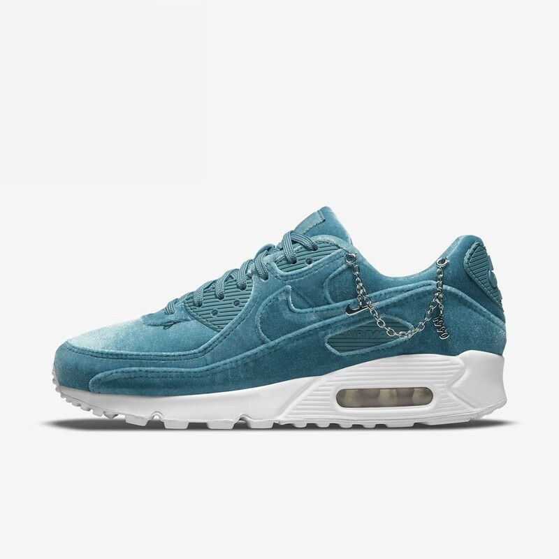 Nike Air Max 90 天鹅绒复古回弹轻便跑步鞋女款 DO2194-001