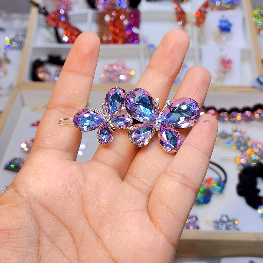 皮质铁合金发饰发夹发夹