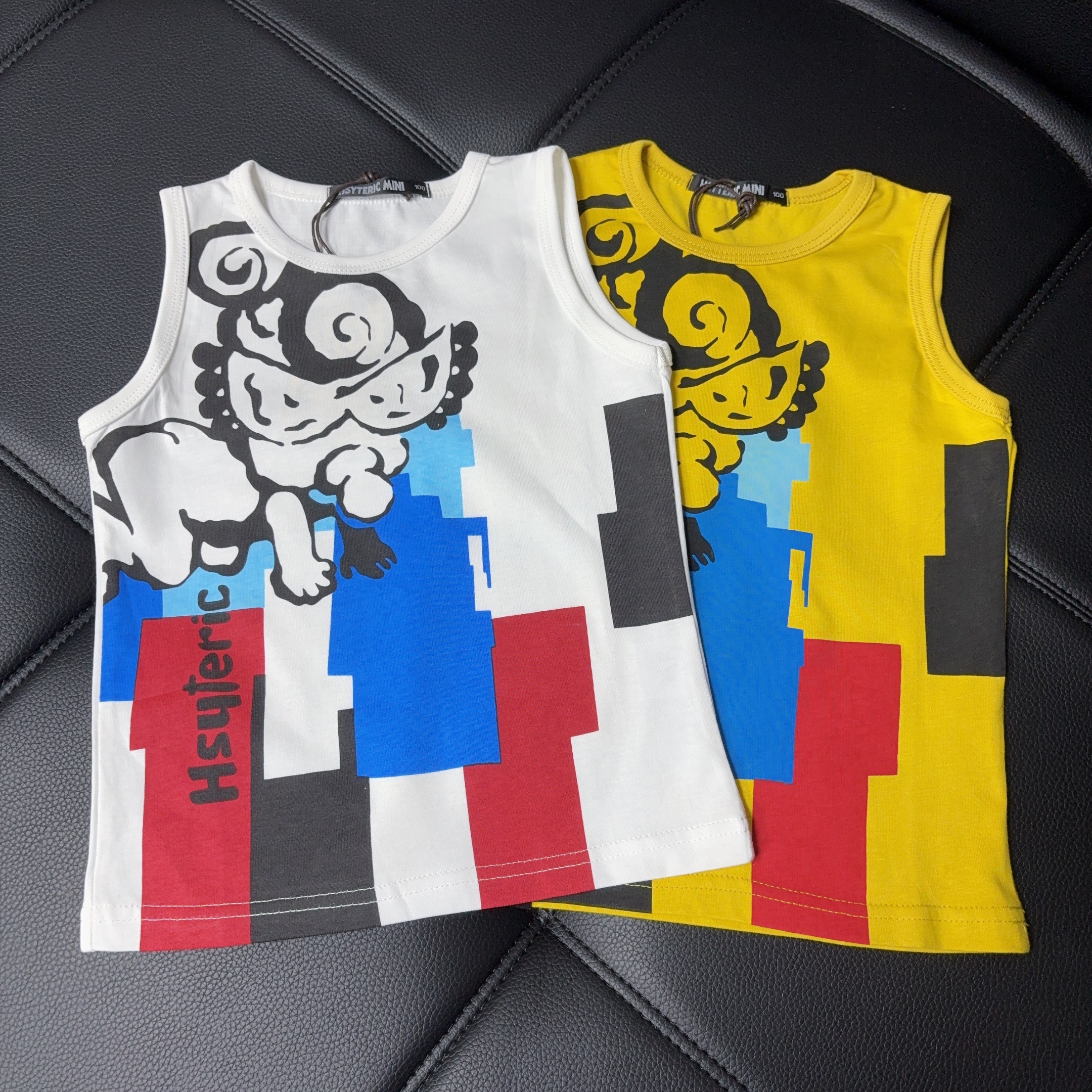 .7005【撅屁娃娃】夏季休闲百搭儿童砍袖背心