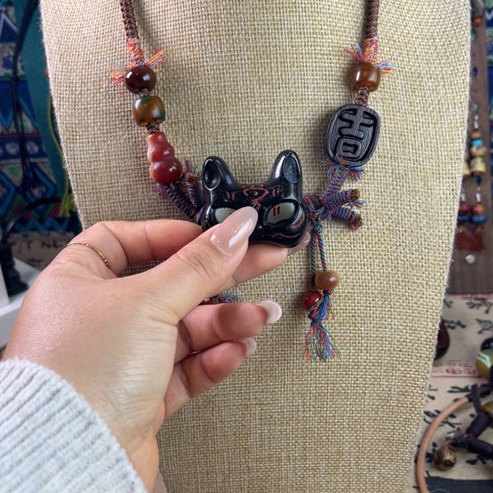 Z***末玛瑙/玉髓未镶嵌颈饰