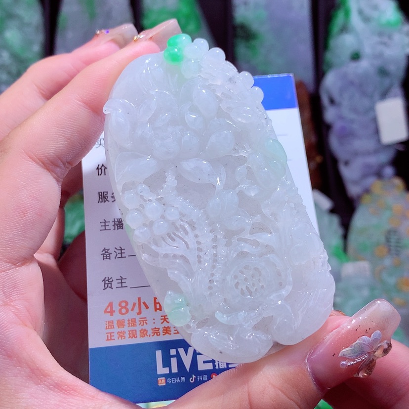 【闪购商品】翡翠颈饰未镶嵌挂件