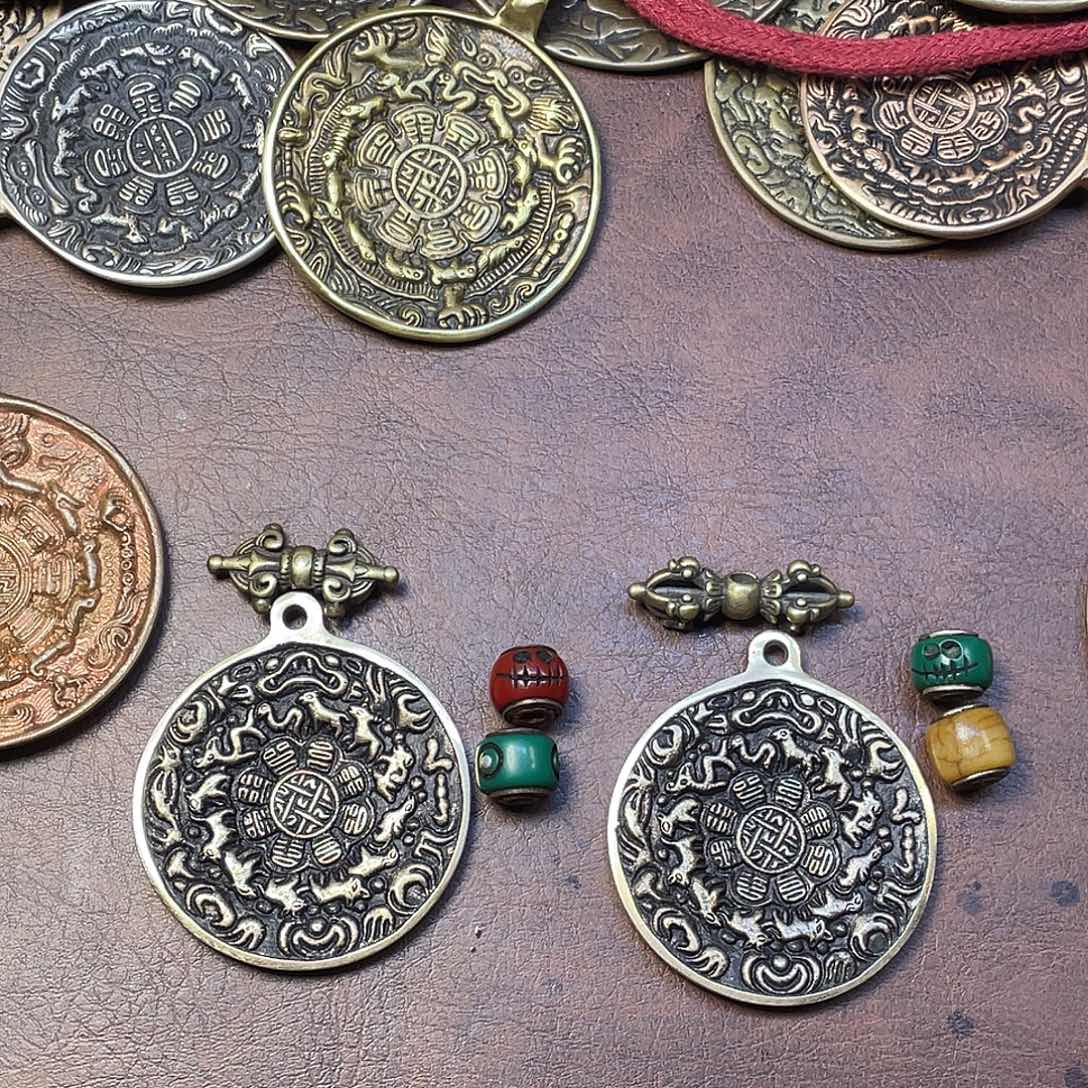 郭***靖福利精品（久工制物）朝天吼九宫八卦牌2套打包