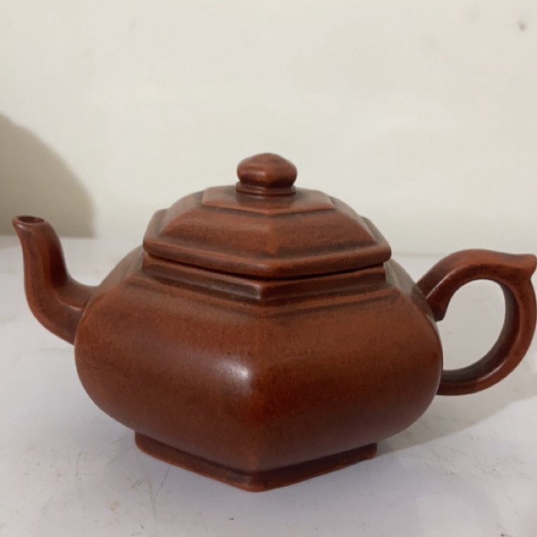 紫砂壶六方雪华功夫茶具