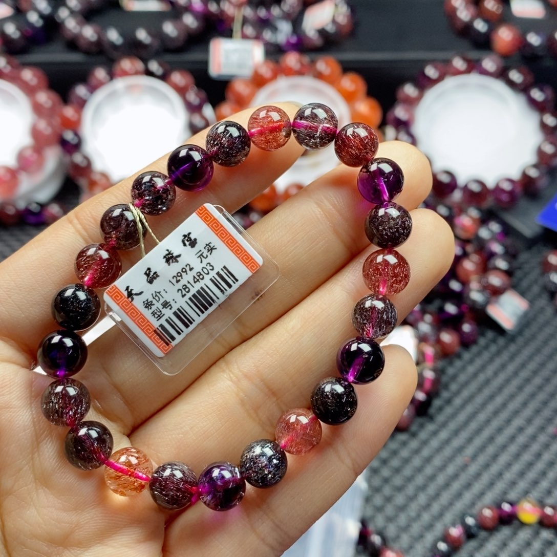 水晶手链：2814803未镶嵌小*咪