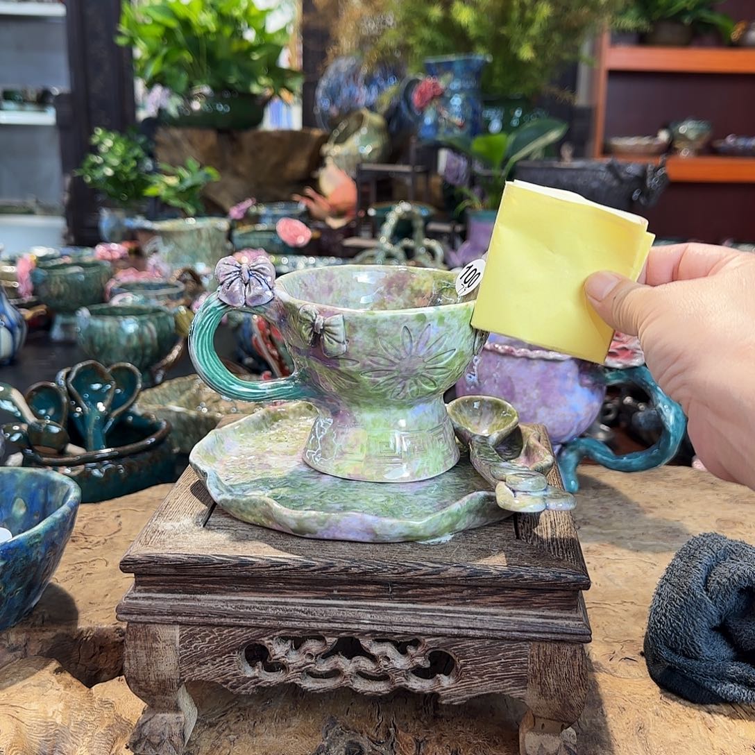 纯手工咖啡杯盘碗