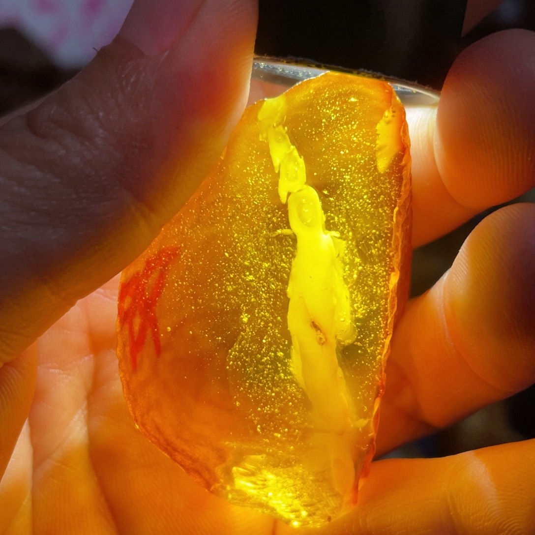 定制琥珀未镶嵌原