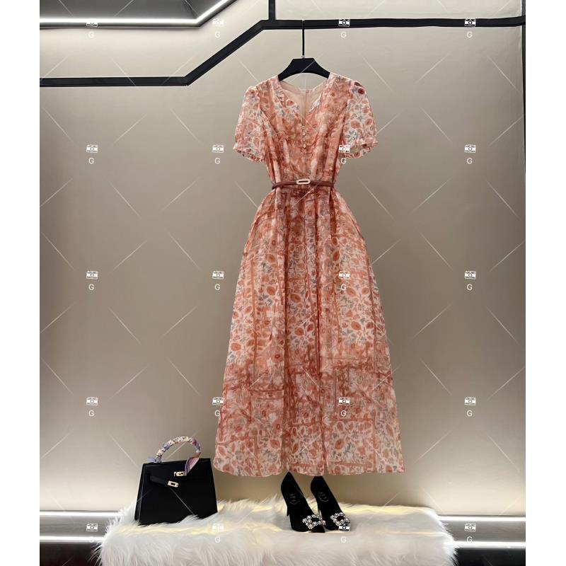 【玲】春夏优雅百搭时尚中国风女装连衣裙 GS-57035