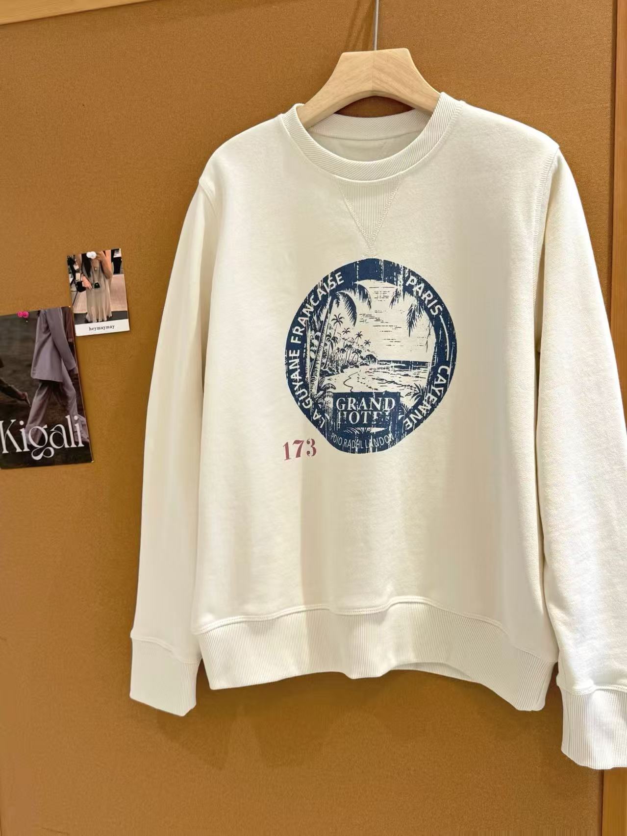 JR-福利清！重磅毛圈一体绒椰树圆领卫衣，25210