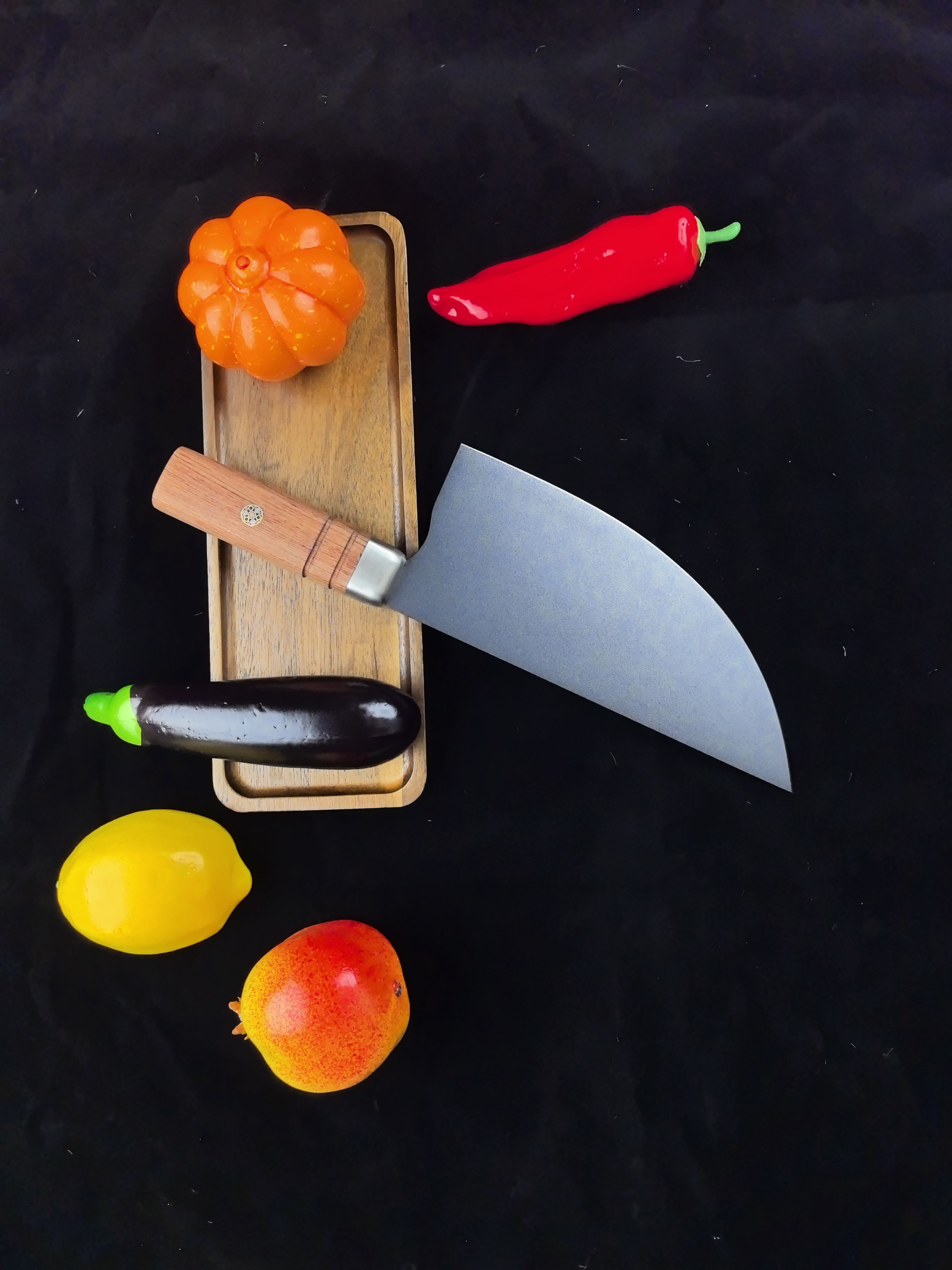 爱克曼爱克曼M4高速钢高硬度熔接耐磨厨师厨房菜刀