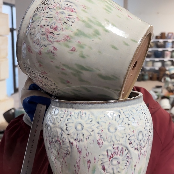 正品高19口17花盆