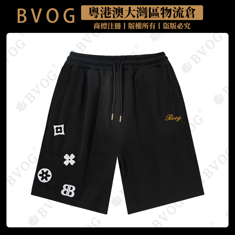 BVOG【高定男装】光变刺绣男士短裤BV561