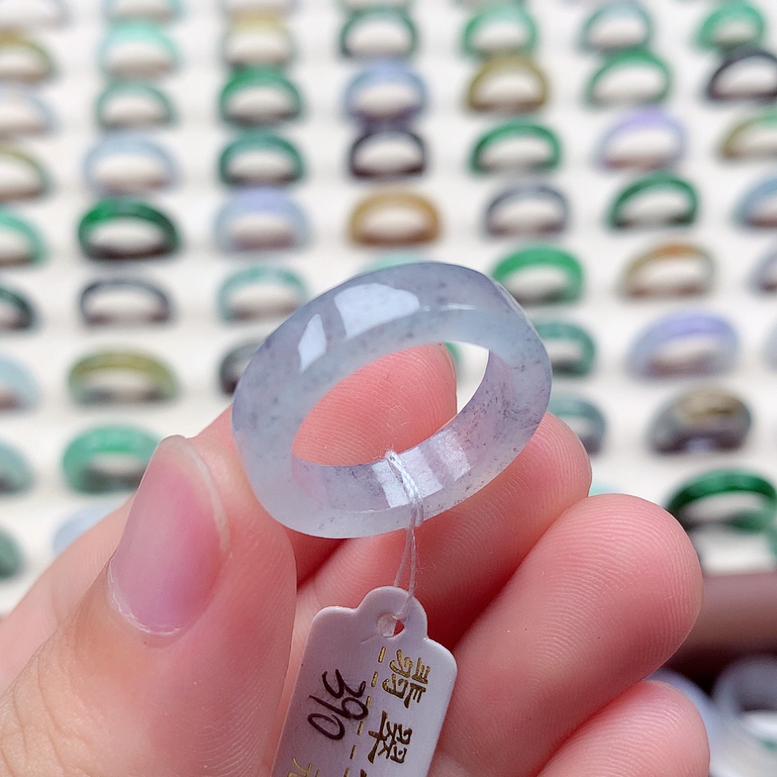 翡翠戒指未镶嵌15-16号